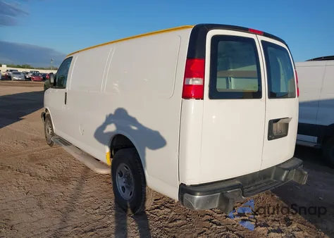 2020 GMC Savana Cargo Rwd 2500 Regular Wheelbase Work Van from USA, damaged, VIN 1GTW7AFG0L1268593
